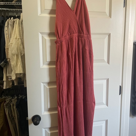 Lost in Paradise Rusty Rose Maxi Dress - Picture 4 of 6